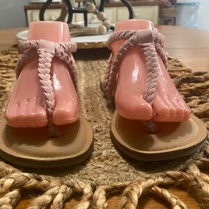 Minnetonka ankle wrap sandal